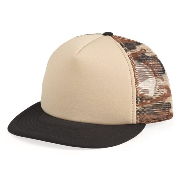 Foam Front Flat Bill Trucker Cap Thumbnail