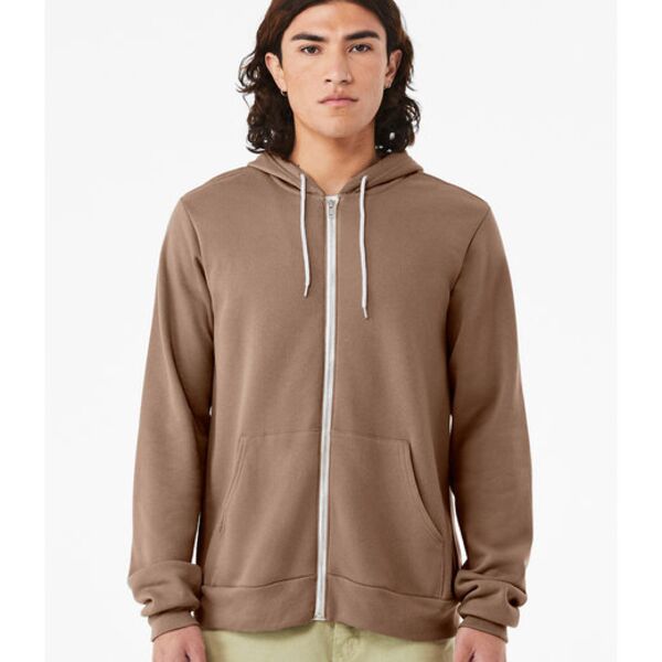 Unisex Poly-Cotton Fleece Full-Zip Hoodie Thumbnail