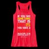 Ladies' Flowy Racerback Tank Thumbnail