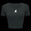 Ladies' Poly-Cotton Crop T-Shirt Thumbnail