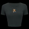 Ladies' Poly-Cotton Crop T-Shirt Thumbnail