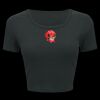 Ladies' Poly-Cotton Crop T-Shirt Thumbnail