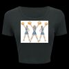 Ladies' Poly-Cotton Crop T-Shirt Thumbnail