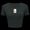 Ladies' Poly-Cotton Crop T-Shirt Thumbnail