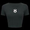 Ladies' Poly-Cotton Crop T-Shirt Thumbnail
