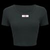 Ladies' Poly-Cotton Crop T-Shirt Thumbnail