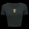 Ladies' Poly-Cotton Crop T-Shirt Thumbnail