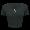 Ladies' Poly-Cotton Crop T-Shirt Thumbnail