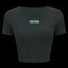 Ladies' Poly-Cotton Crop T-Shirt Thumbnail