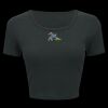 Ladies' Poly-Cotton Crop T-Shirt Thumbnail