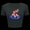 Ladies' Poly-Cotton Crop T-Shirt Thumbnail