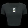 Ladies' Poly-Cotton Crop T-Shirt Thumbnail