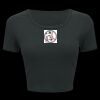 Ladies' Poly-Cotton Crop T-Shirt Thumbnail