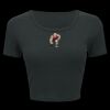 Ladies' Poly-Cotton Crop T-Shirt Thumbnail