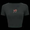 Ladies' Poly-Cotton Crop T-Shirt Thumbnail
