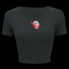 Ladies' Poly-Cotton Crop T-Shirt Thumbnail