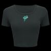Ladies' Poly-Cotton Crop T-Shirt Thumbnail