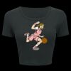 Ladies' Poly-Cotton Crop T-Shirt Thumbnail