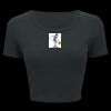 Ladies' Poly-Cotton Crop T-Shirt Thumbnail