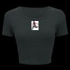 Ladies' Poly-Cotton Crop T-Shirt Thumbnail