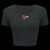 Ladies' Poly-Cotton Crop T-Shirt Thumbnail