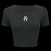 Ladies' Poly-Cotton Crop T-Shirt Thumbnail