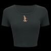 Ladies' Poly-Cotton Crop T-Shirt Thumbnail