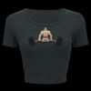 Ladies' Poly-Cotton Crop T-Shirt Thumbnail