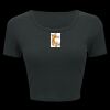 Ladies' Poly-Cotton Crop T-Shirt Thumbnail