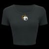 Ladies' Poly-Cotton Crop T-Shirt Thumbnail