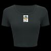 Ladies' Poly-Cotton Crop T-Shirt Thumbnail