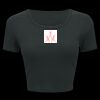 Ladies' Poly-Cotton Crop T-Shirt Thumbnail