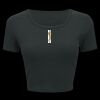 Ladies' Poly-Cotton Crop T-Shirt Thumbnail