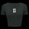 Ladies' Poly-Cotton Crop T-Shirt Thumbnail
