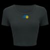 Ladies' Poly-Cotton Crop T-Shirt Thumbnail