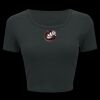 Ladies' Poly-Cotton Crop T-Shirt Thumbnail