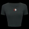 Ladies' Poly-Cotton Crop T-Shirt Thumbnail