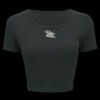 Ladies' Poly-Cotton Crop T-Shirt Thumbnail