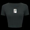 Ladies' Poly-Cotton Crop T-Shirt Thumbnail