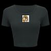 Ladies' Poly-Cotton Crop T-Shirt Thumbnail