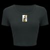 Ladies' Poly-Cotton Crop T-Shirt Thumbnail