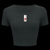 Ladies' Poly-Cotton Crop T-Shirt Thumbnail