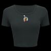 Ladies' Poly-Cotton Crop T-Shirt Thumbnail