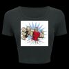 Ladies' Poly-Cotton Crop T-Shirt Thumbnail