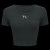 Ladies' Poly-Cotton Crop T-Shirt Thumbnail
