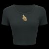 Ladies' Poly-Cotton Crop T-Shirt Thumbnail