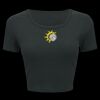Ladies' Poly-Cotton Crop T-Shirt Thumbnail