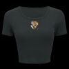 Ladies' Poly-Cotton Crop T-Shirt Thumbnail