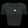 Ladies' Poly-Cotton Crop T-Shirt Thumbnail