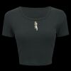 Ladies' Poly-Cotton Crop T-Shirt Thumbnail
